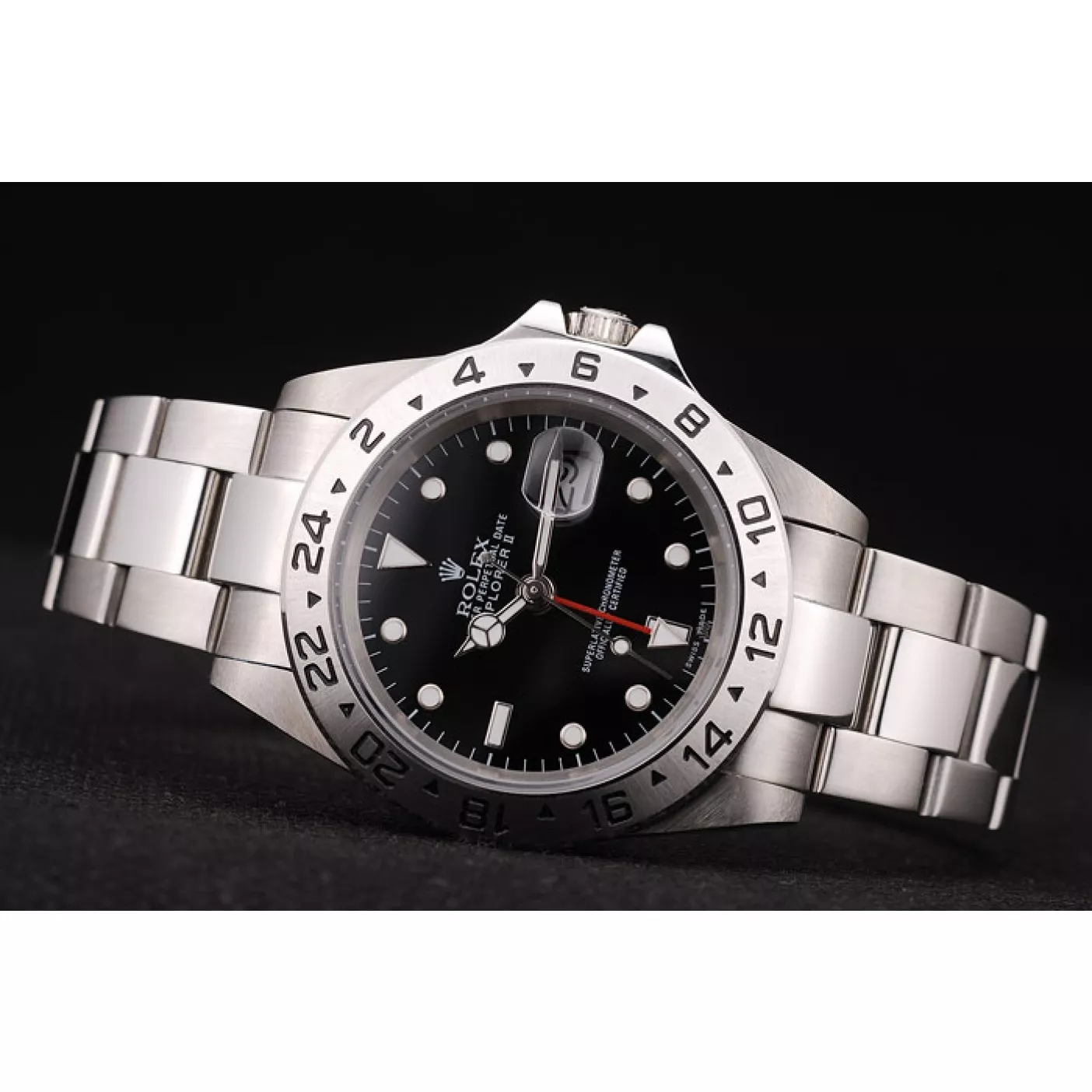 Cheap Rolex Explorer Stainless Steel Bezel Black Dial 0115