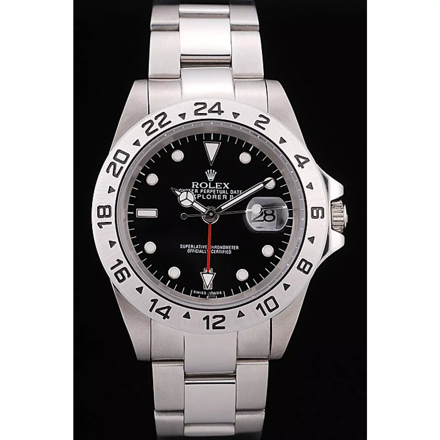 Cheap Rolex Explorer Stainless Steel Bezel Black Dial 0115