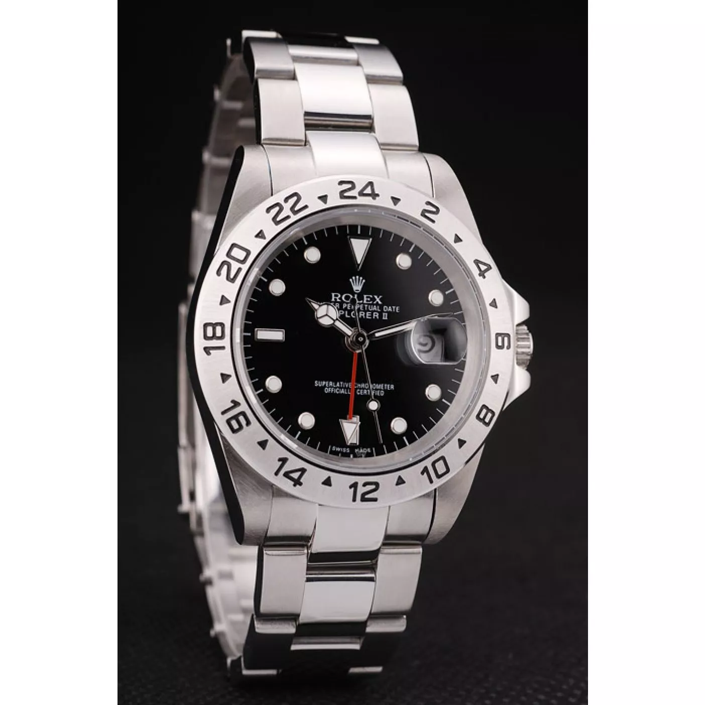 Cheap Rolex Explorer Stainless Steel Bezel Black Dial 0115