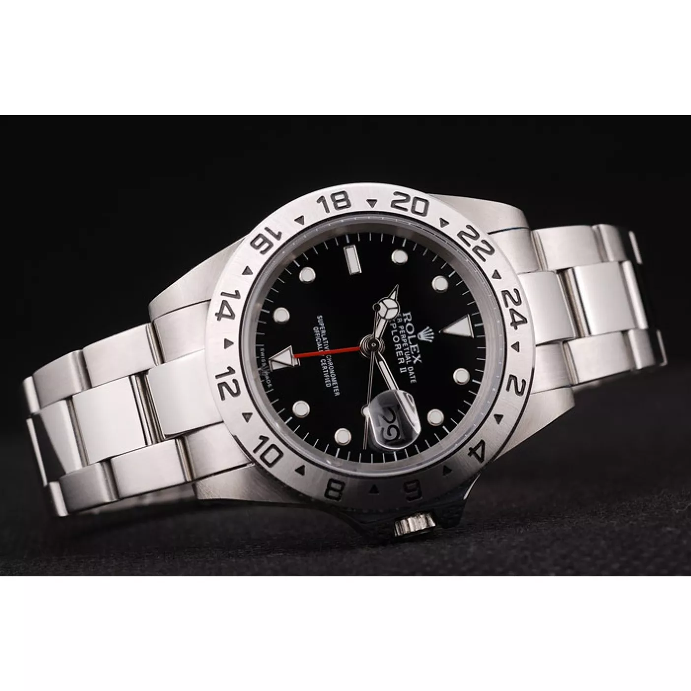 Cheap Rolex Explorer Stainless Steel Bezel Black Dial 0115